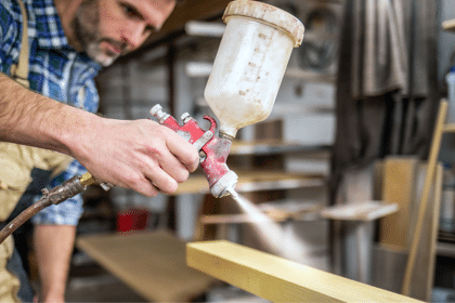 can you spray polyurethane