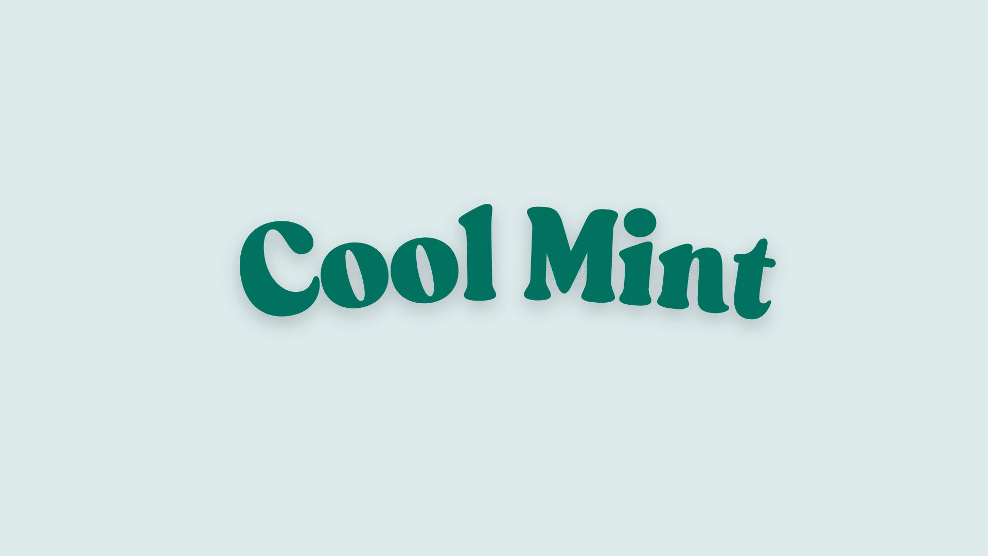 cool mint color
