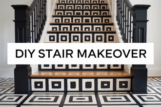 diy cheap stair makeover
