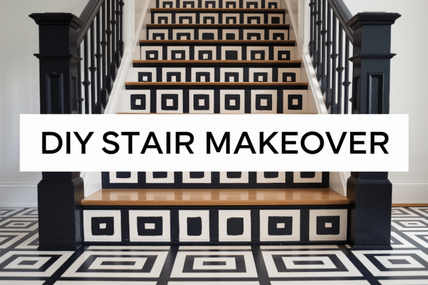 diy cheap stair makeover