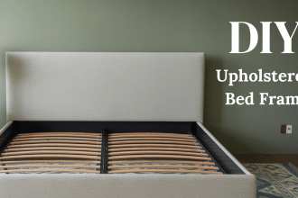 diy upholstered bed frame