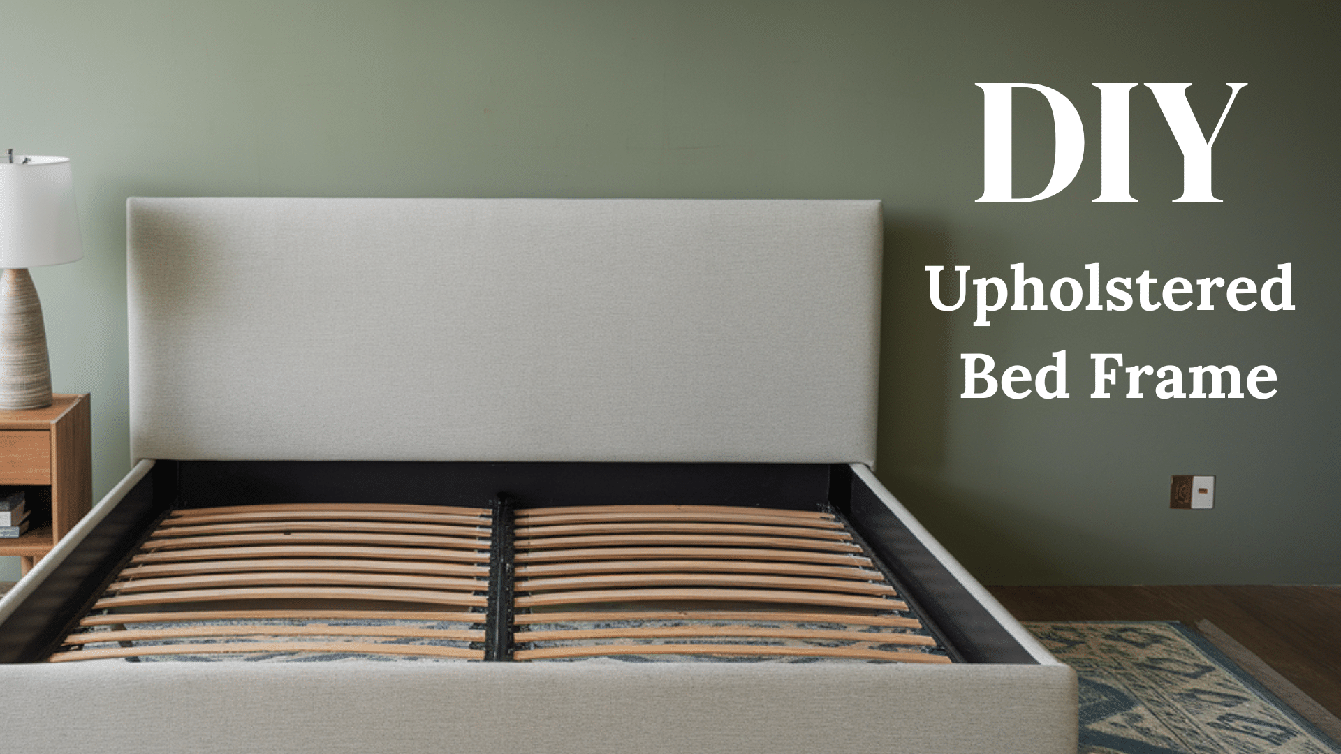 diy upholstered bed frame