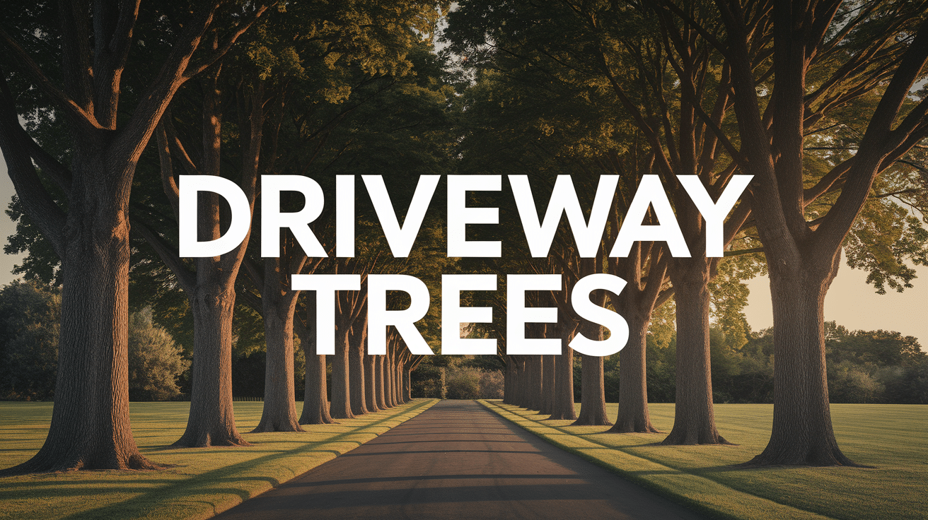 driveway trees