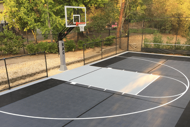 half court basketball size