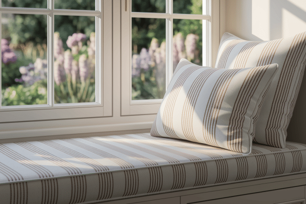 how to make a window seat cushion