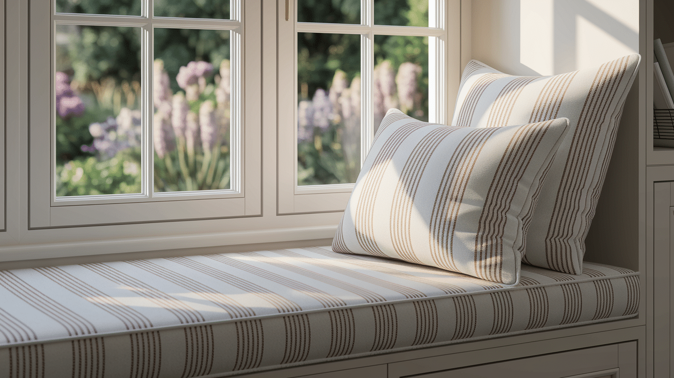 how to make a window seat cushion