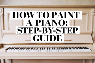 how to paint a piano