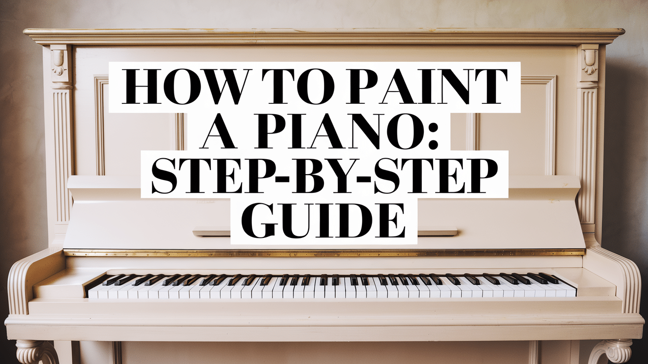 how to paint a piano