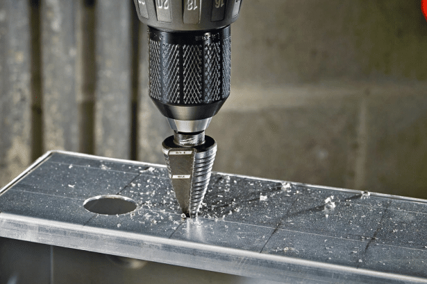 how to use a step drill bit