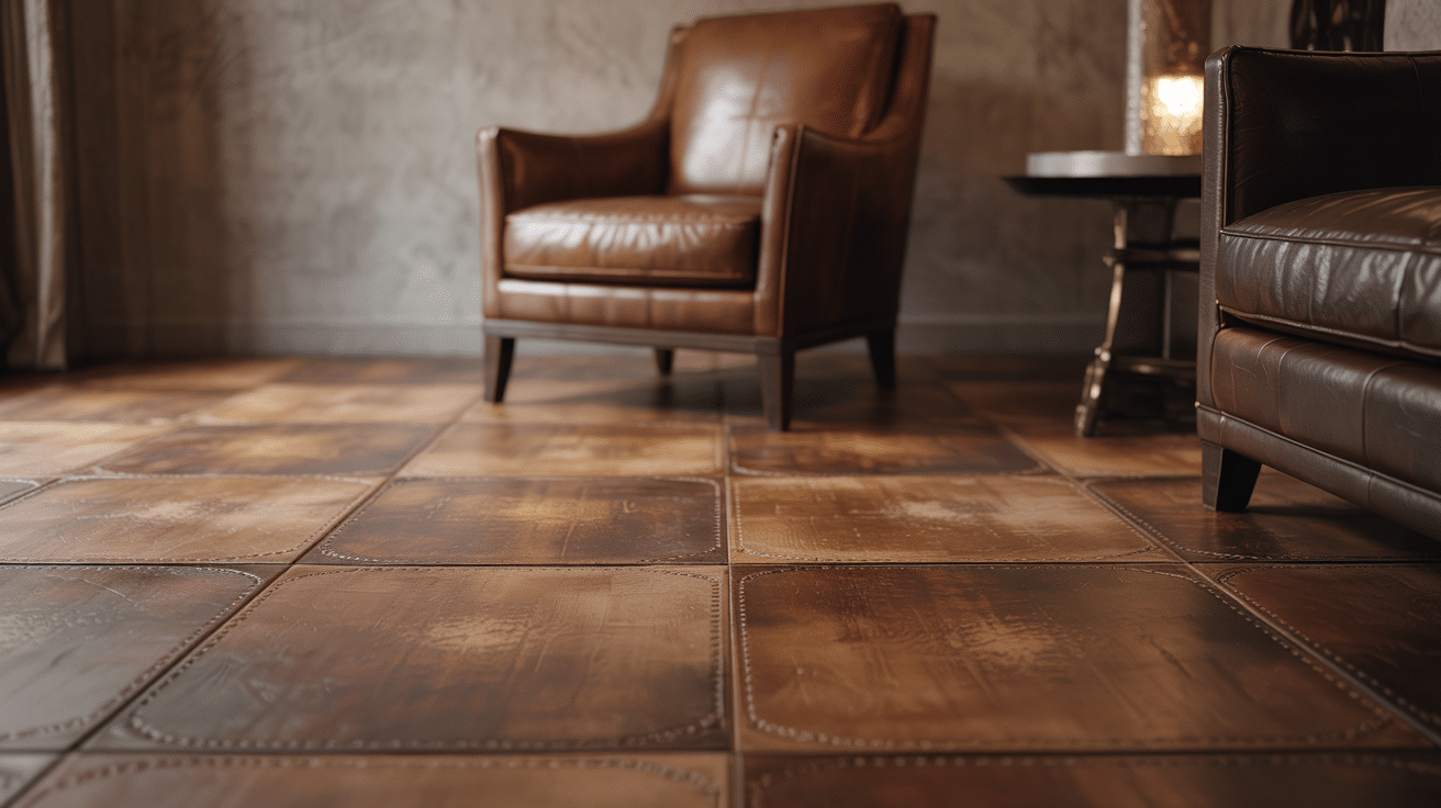leather flooring