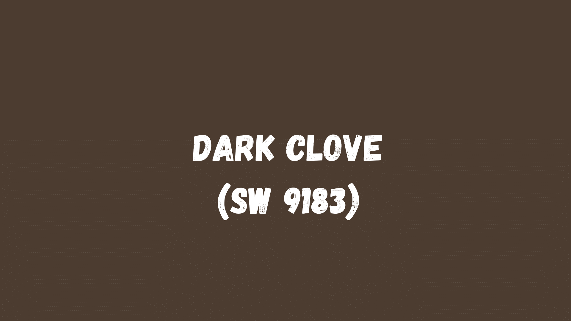 sherwin williams dark clove