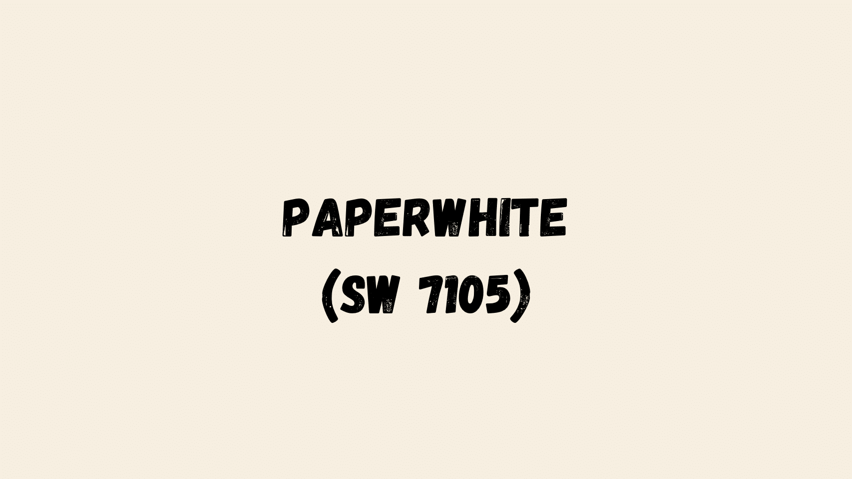 sherwin williams paperwhite