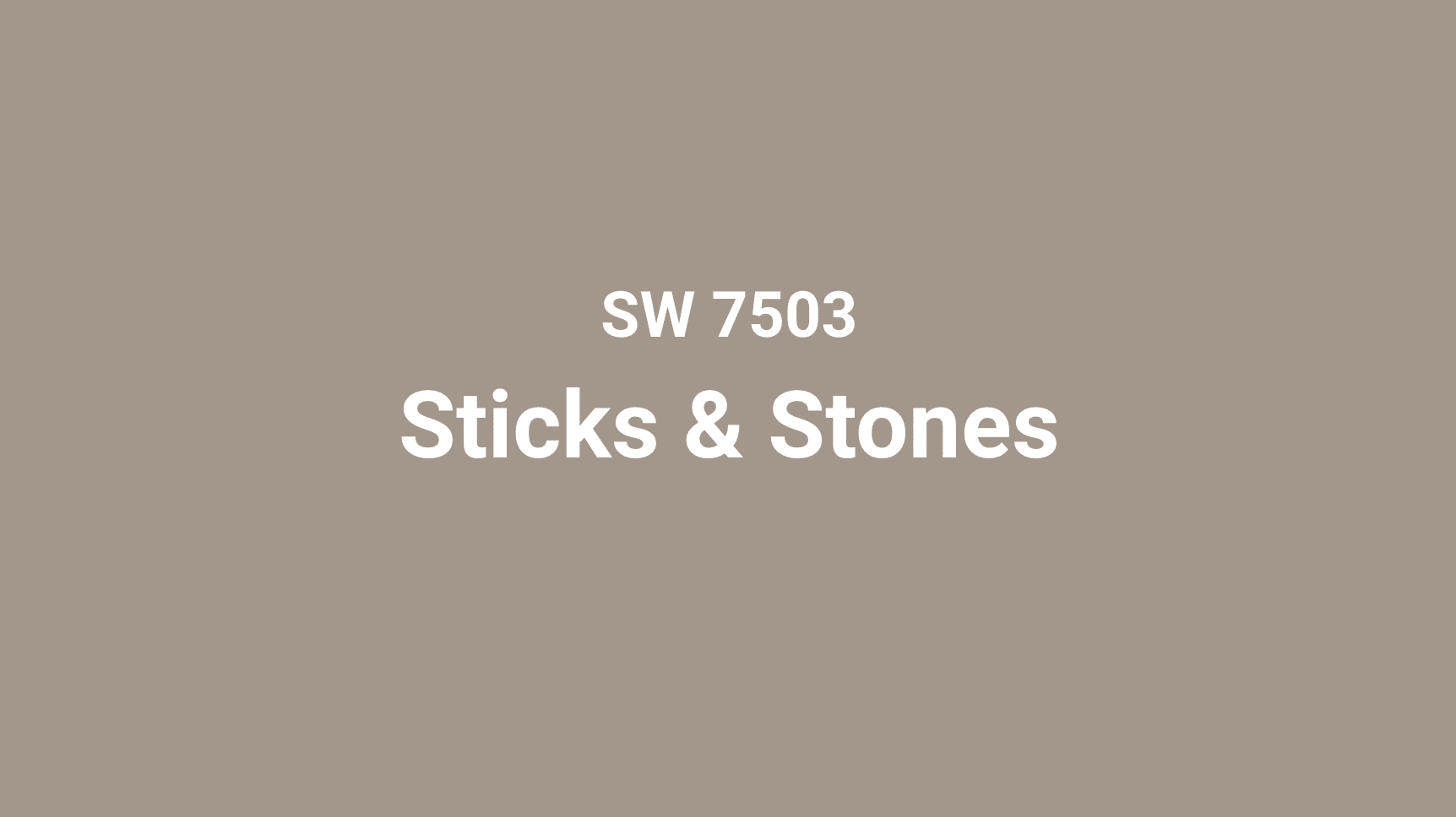sherwin williams sticks and stones