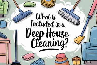 what is included in a deep house cleaning
