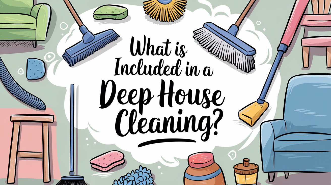 what is included in a deep house cleaning