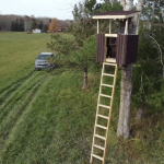wooden homemade tree stand plans