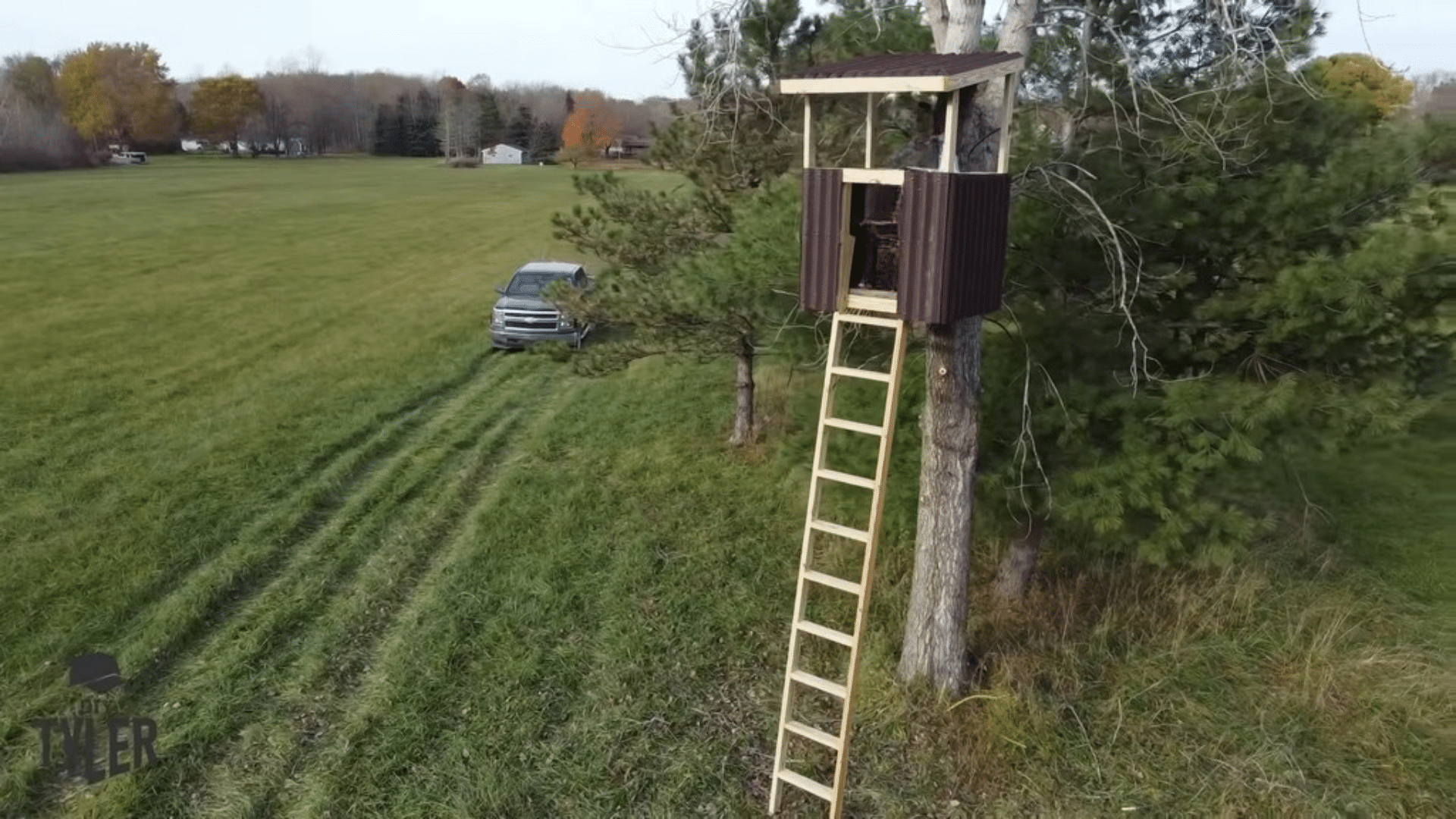 wooden homemade tree stand plans