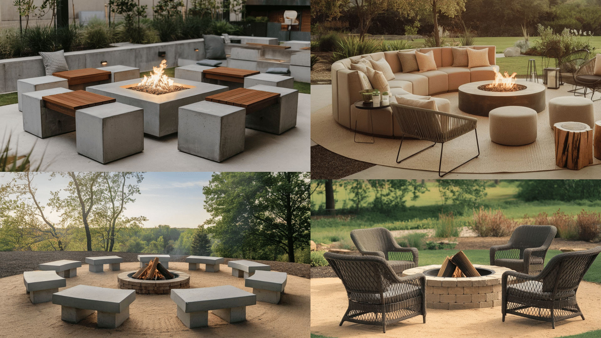 11 Fire Pit Seating Ideas That Will Wow Your Guests