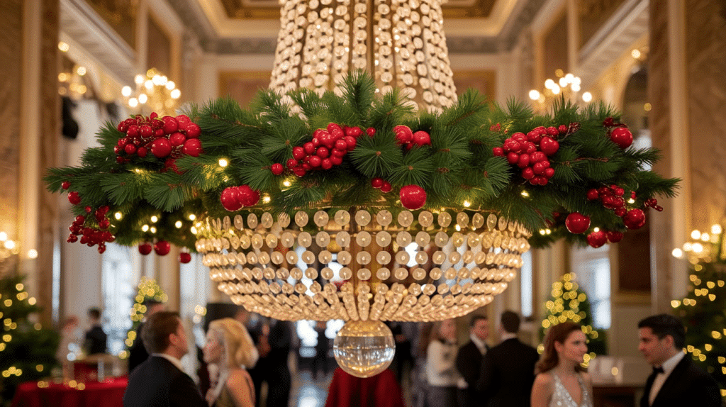 41 Christmas Chandelier Ideas for Every Home Style
