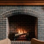 Brick Beauty: 26 Cozy Fireplace Ideas with Lovely Wood Mantels