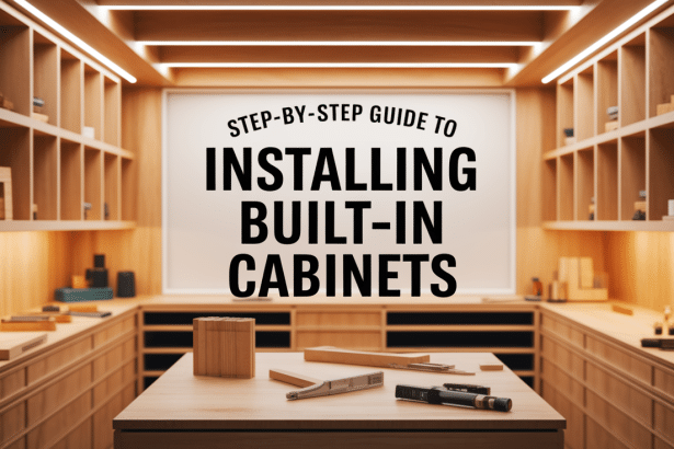 DIY Guide: Installing Built-In Cabinets in Dining Room