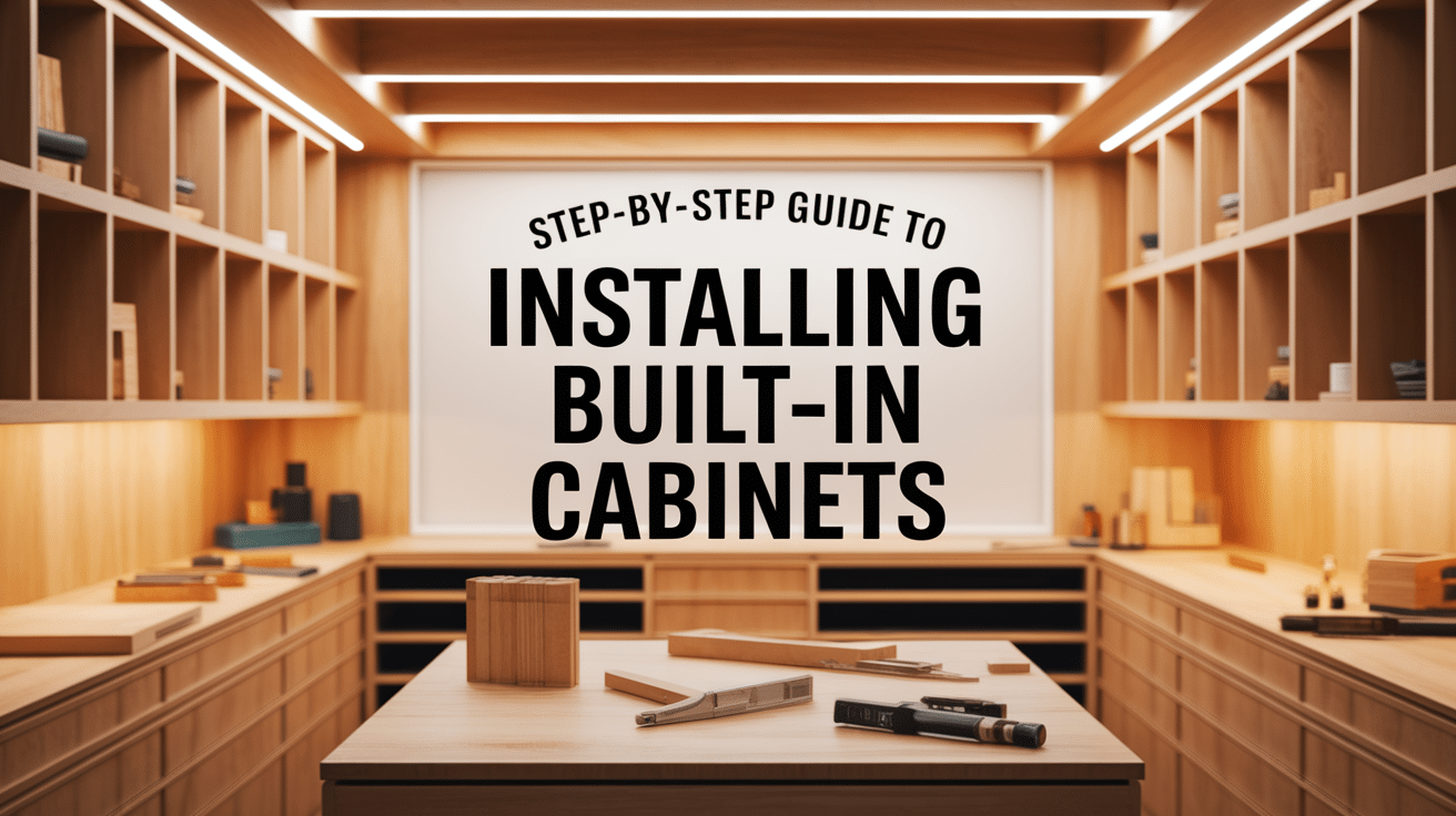 DIY Guide: Installing Built-In Cabinets in Dining Room