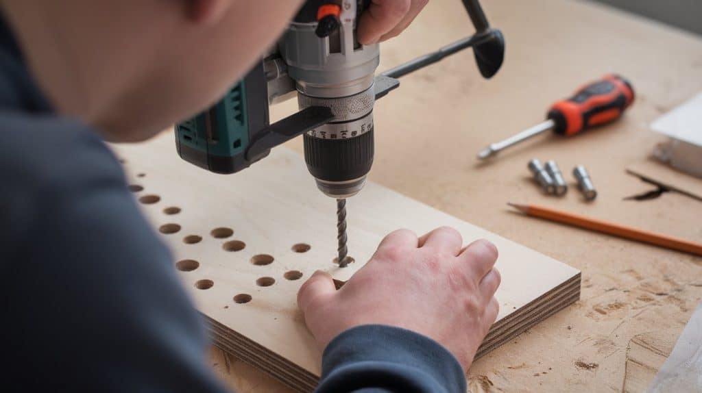 Drill and Countersink Mounting Holes