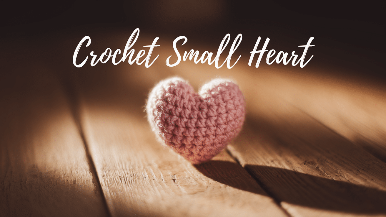 Easy Steps to Crochet Small Heart for Beginners