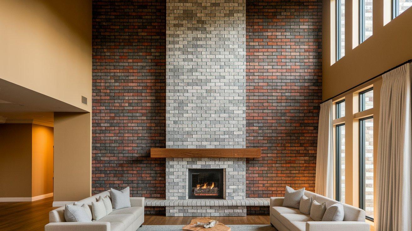 Floor-to-Ceiling_Brick_Fireplace_with_Floating_Mantel