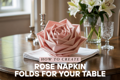 How to Create Perfect Rose Napkin Folds for Your Table