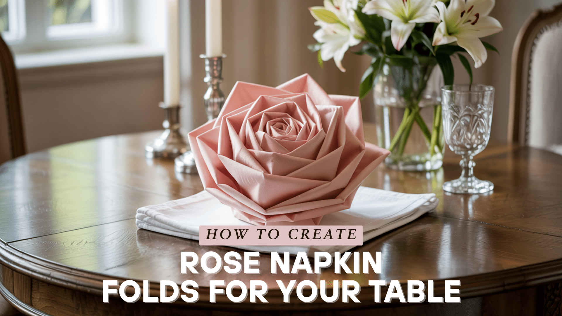 How to Create Perfect Rose Napkin Folds for Your Table