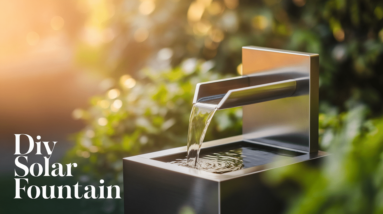 How to Create a DIY Solar Fountain for Your Garden