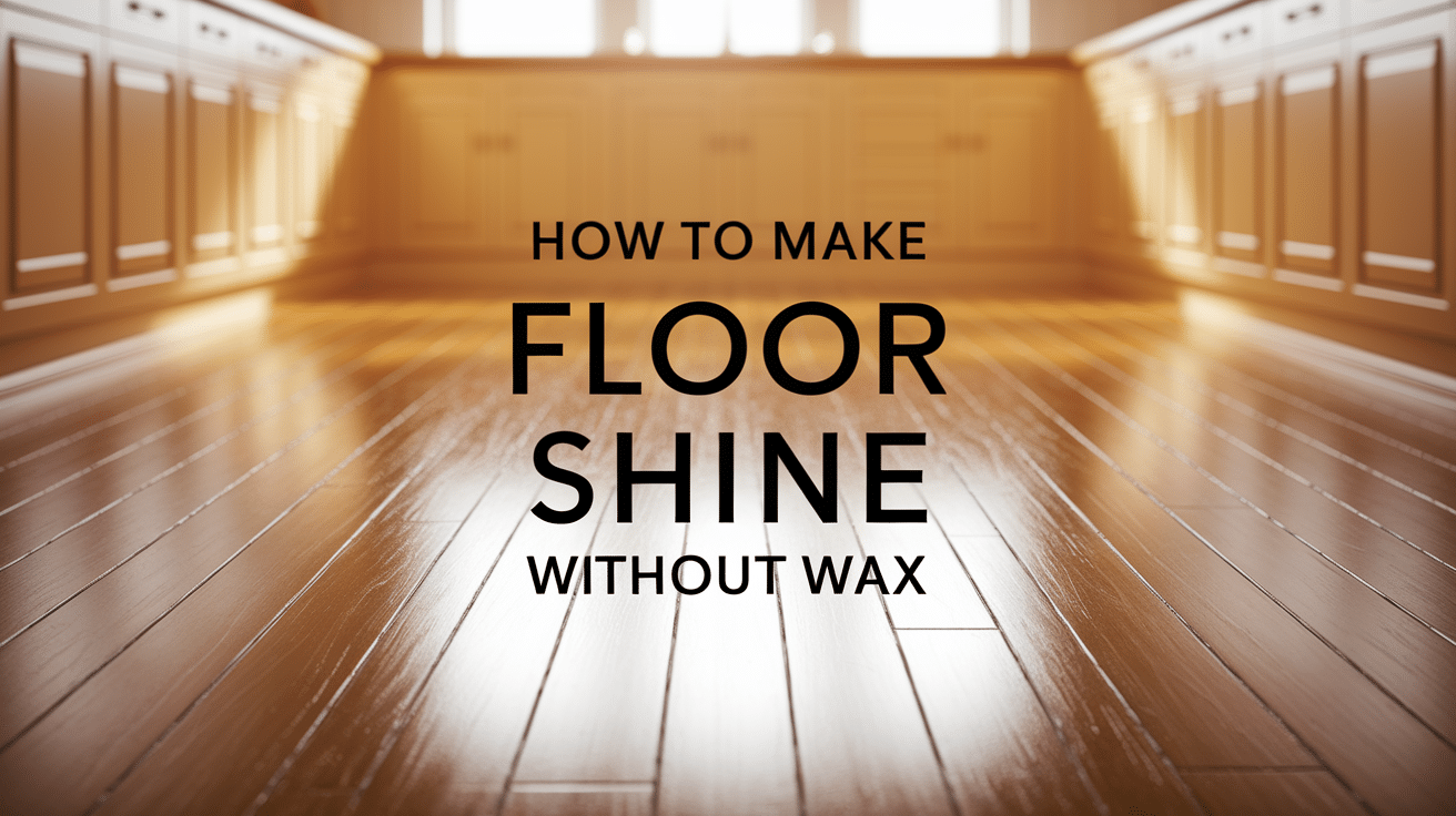 How to Make Floor Shine Without Wax: 4 Easy Natural Methods