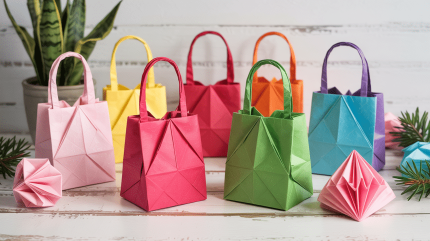 How to Make an Origami Gift Bag in Simple and Easy Steps