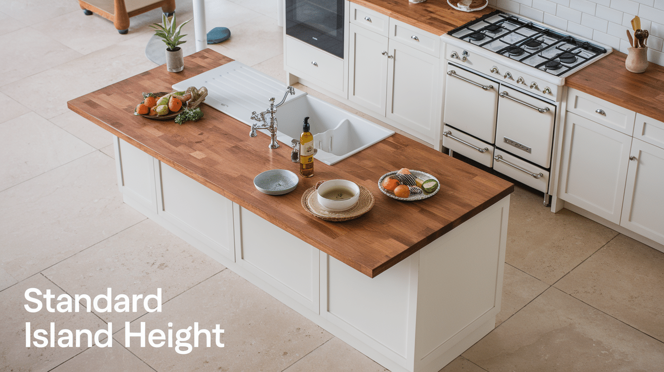 How to Measure Standard Island Height for Your Kitchen