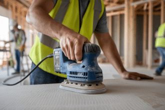 How to Sand Drywall with an Electric Sander?
