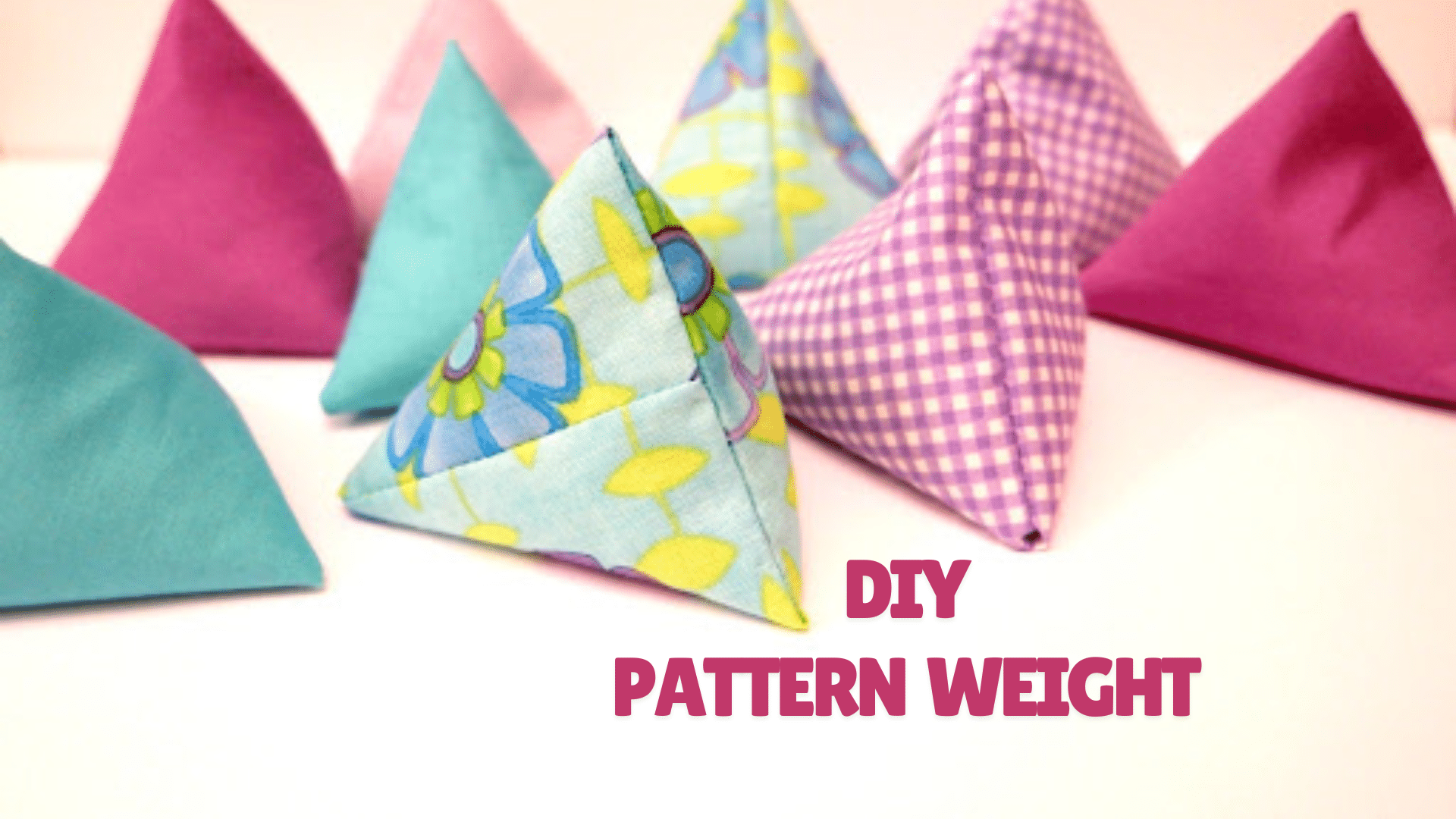 How to Sew Your Own Pattern Weights in 5 Easy Steps