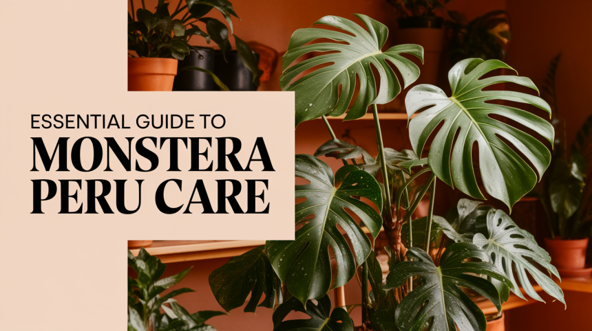 Monstera Peru Plant Care: Water, Light, Nutrients