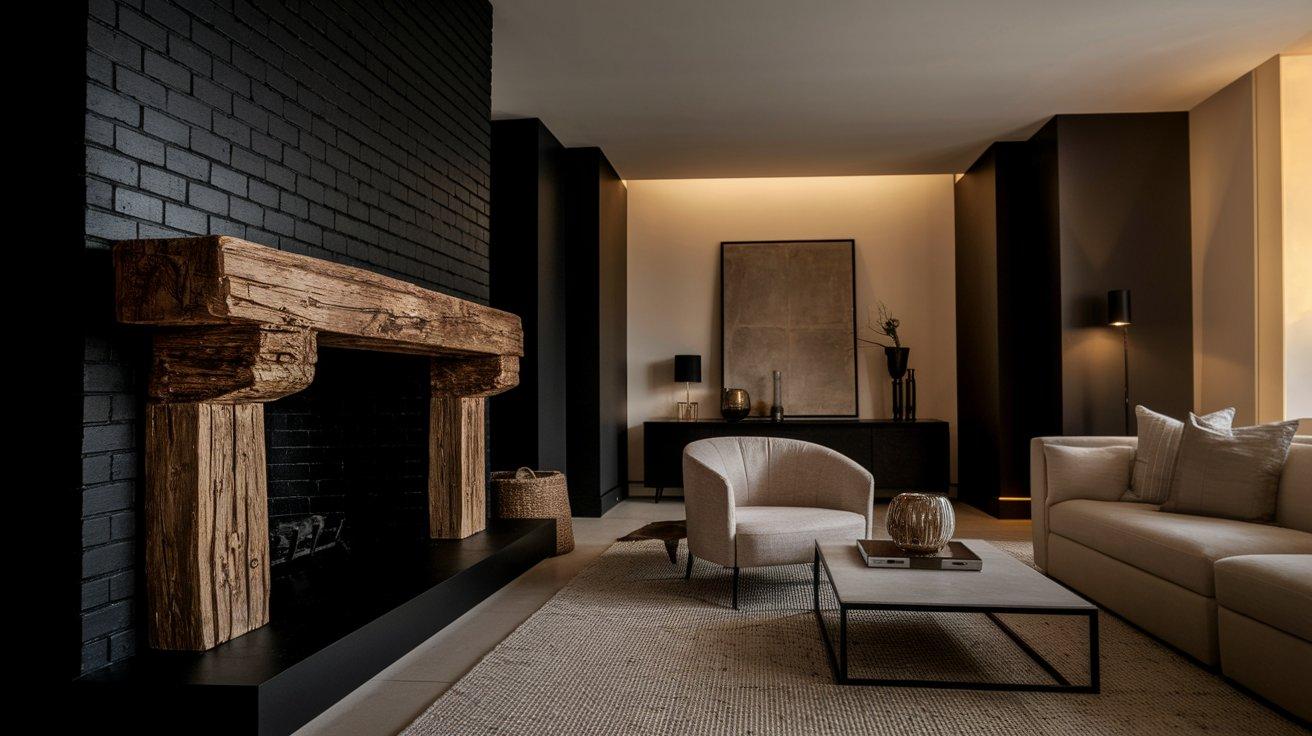 Painted_Black_Brick_with_Chunky_Rustic_Mantel