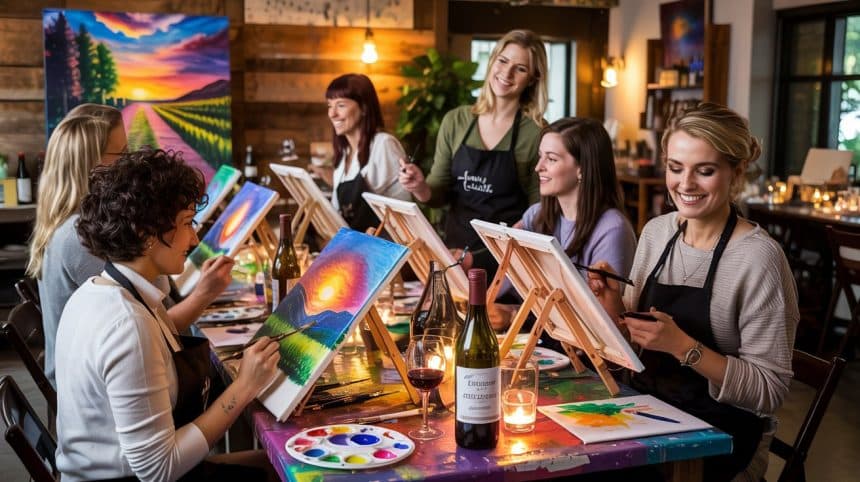 Pour, Paint, Party: How to Host the Perfect Sip Night