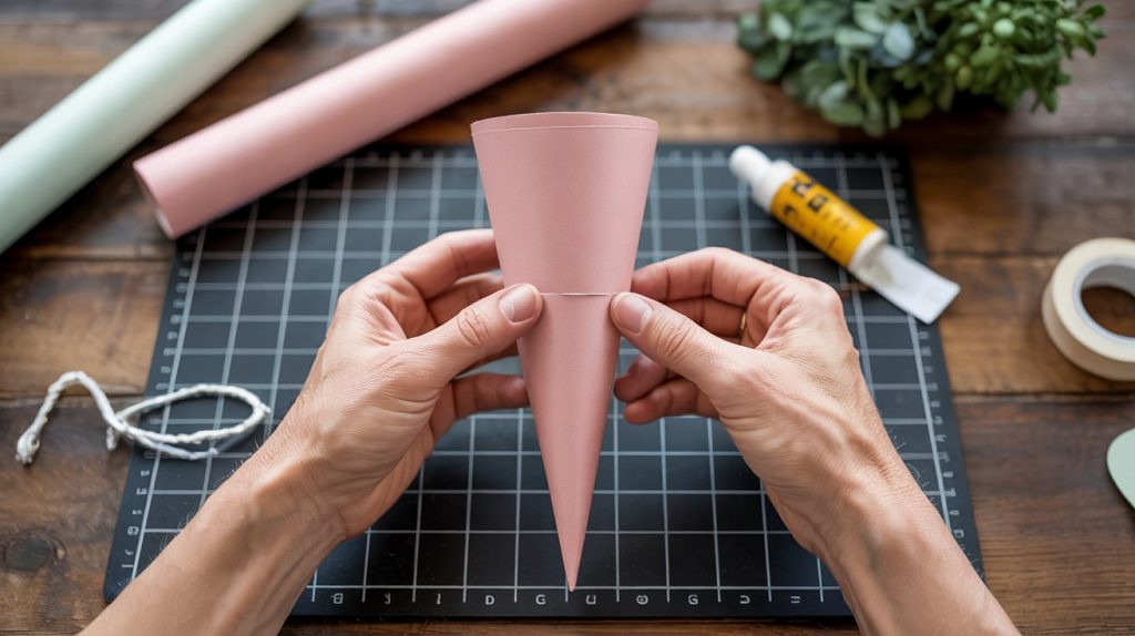 Roll the Paper into a Cone