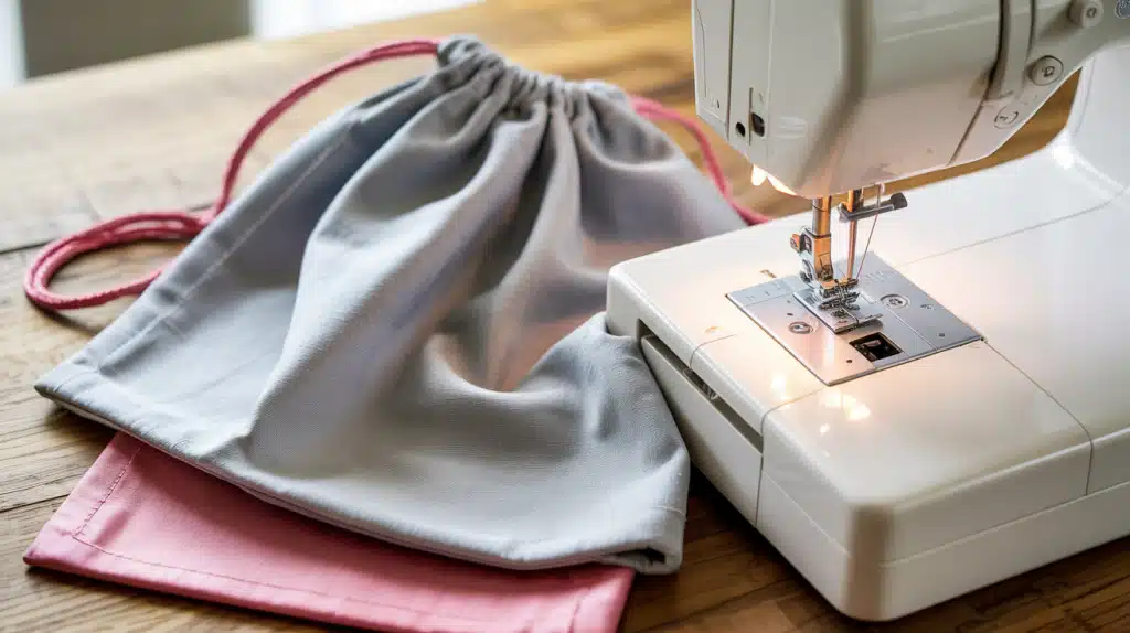 Sew the Main Fabric and Lining Together
