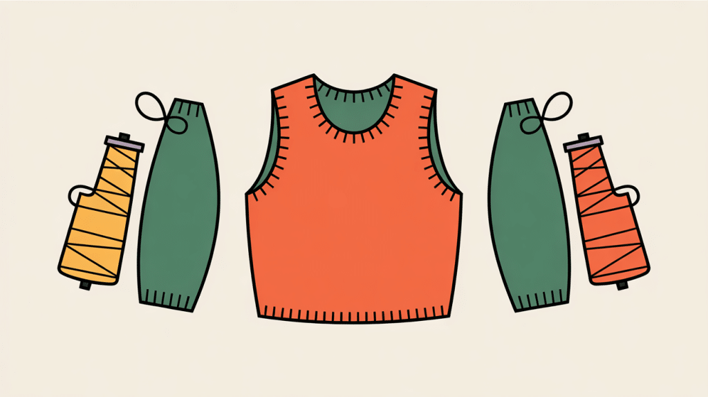 Sewing the Shoulders and Side Seams
