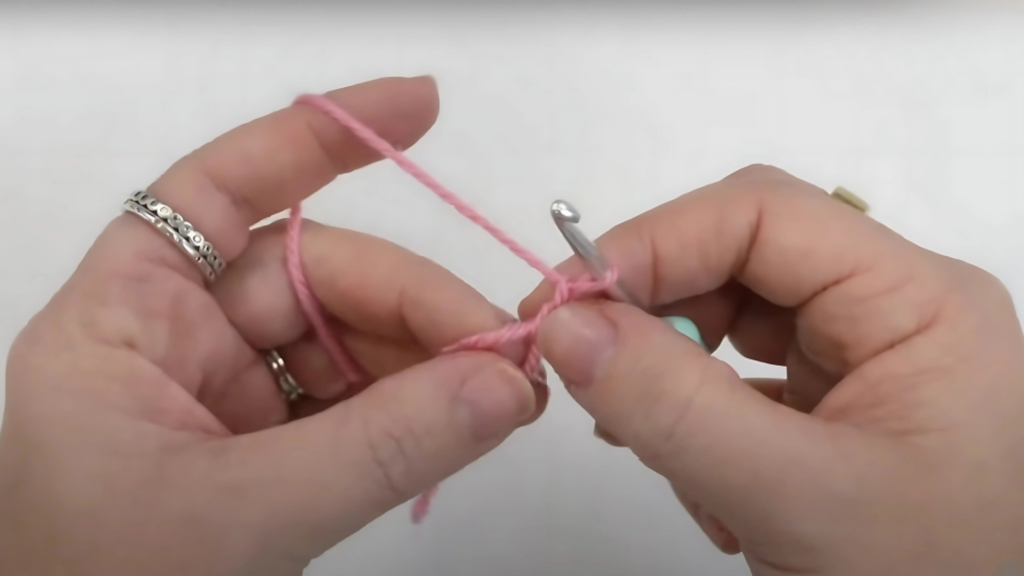 Step 1 Create a Magic Ring - crochet small hearts