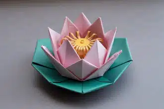 Step-by-Step Guide: How to Make an Origami Lotus Flower