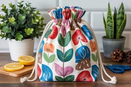 Step-by-Step Instructions for Making a Lined Drawstring Bag