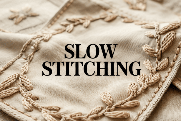 The Joy of Slow Stitching: Beginner's Guide with Ideas