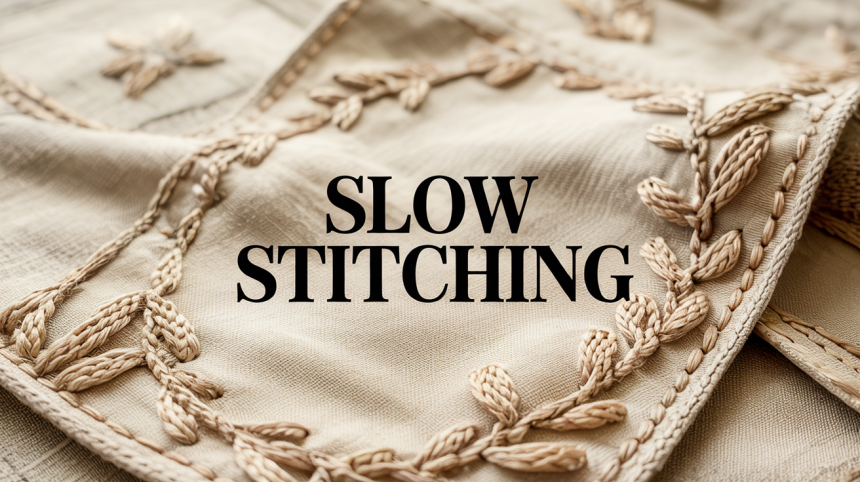 The Joy of Slow Stitching: Beginner's Guide with Ideas
