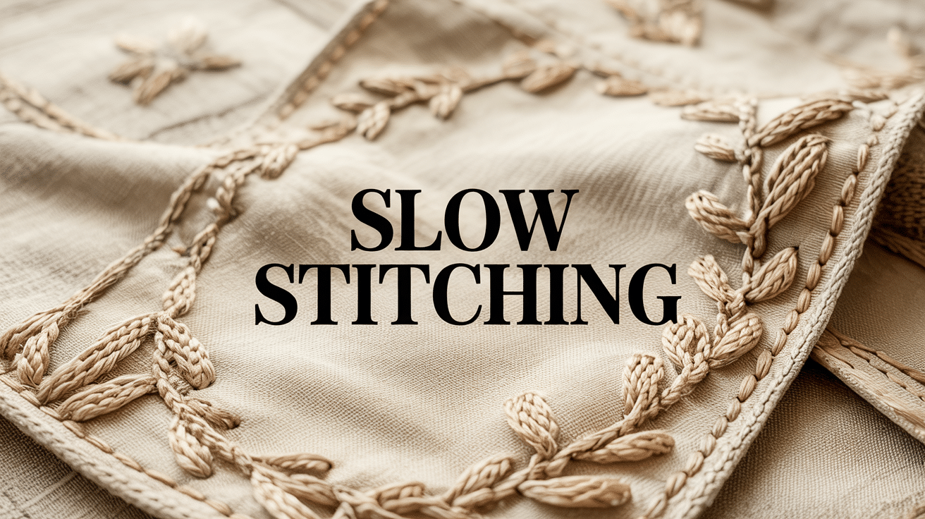The Joy of Slow Stitching: Beginner's Guide with Ideas