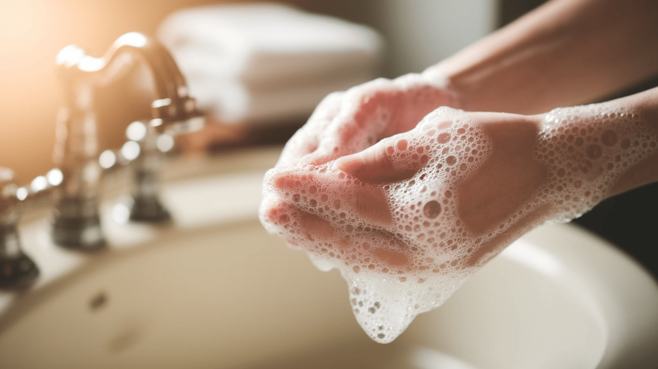 Dish Soap and Warm Water